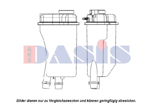 AKS DASIS Kompensācijas tvertne, Dzesēšanas šķidrums 053010N